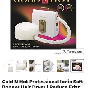 Gold N Hot Ionic Bonnet Hair Dryer
